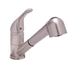Huntington Brass One Handle Satin Nickel Pull-Out Kitchen Faucet