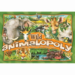 Late for the Sky Wild Animalopoly Board Game Multicolored