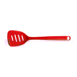 Betty Crocker Red Silicone Slotted Turner