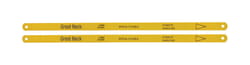 GreatNeck 12 in. Steel Hacksaw Blade 24 TPI 2 pk