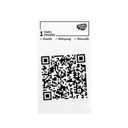 StickerYou Rick Roll QR Code Sticker Vinyl 1 pk