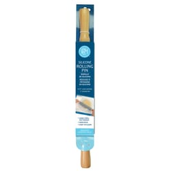 R&M International 17 in. L X 2 in. D Silicone Rolling Pin Gray