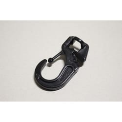 Bulk-Strap Black Bungee Cord Hooks 3 in. L X 3/16 in. 10 pk