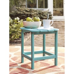 Signature Design by Ashley Sundown Treasure Blue Rectangular Plastic Contemporary End Table