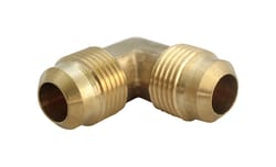 JMF Company 5/16 in. Flare X 5/16 in. D Flare Brass 90 Degree Elbow