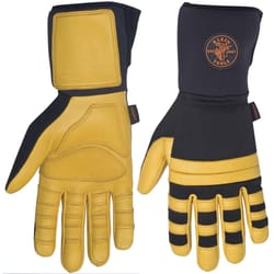 Klein Tools Men's Safety Work Gloves Black/Yellow L 1 pair