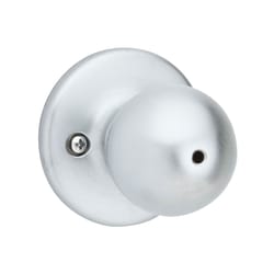 Kwikset Polo Satin Chrome Privacy Knob 1-3/4 in.