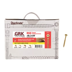 GRK Fasteners No. 10 X 3-1/8 in. L Star Washer Head Self Tapping Structural Screws