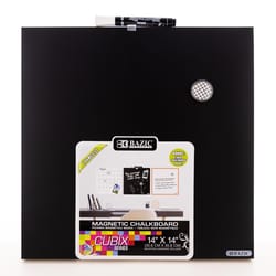 Bazic Products 14 in. H X 14 in. W Screw-Mounted Magnetic Chalkboard