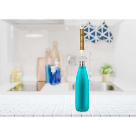 HIC Kitchen Soap Dispensing Sponge Holder with Sponge