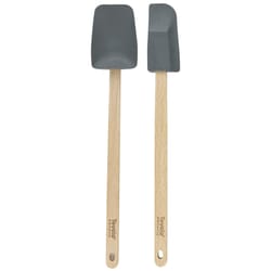 Tovolo Silicone/Wood Mini Spatula and Spoonula