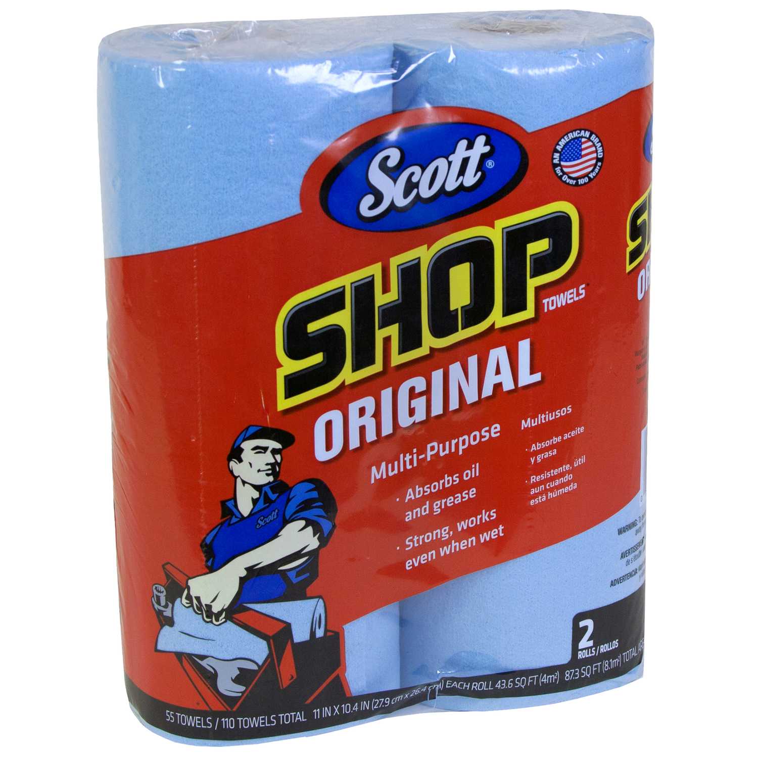 Scott Paper Shop Towels 10.4 in. W x 11 in. L 2 pk Ace Hardware