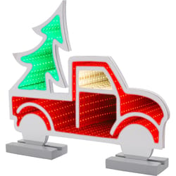 Celebrations LED Multi Truck Animated Decor 14 in.