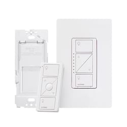 Lutron Caseta White 150 W 3-Way Dimmer Switch w/Remote Control 1 pk