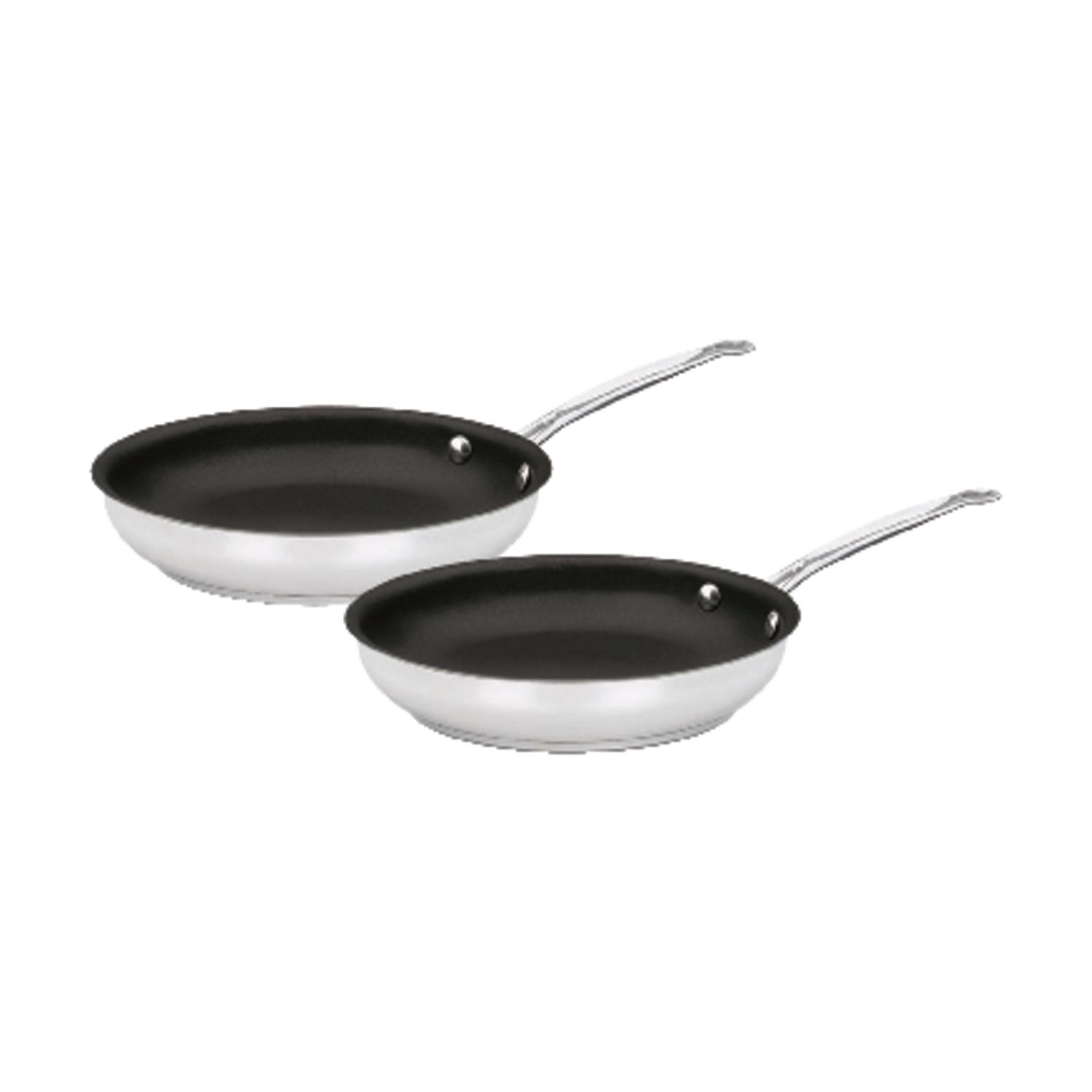 Cuisinart Chef’s Classic Stainless Steel Skillet 9 & 11 in. Silver Sansujyuku sansujyuku.com