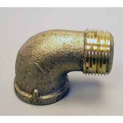 Campbell 1-1/4 in. FPT 1-1/4 in. D MPT Brass Street Elbow
