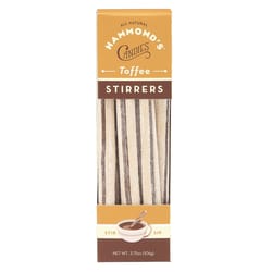 Hammond's Candies Natural Toffee Cocoa Stirrers 1 pk