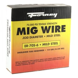 Forney ER70S-6 0.03 in. Mild Steel MIG Welding Wire 70000 psi 10 lb