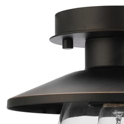 Globe Electric Nate 8.14 in. H X 8 in. W X 8 in. L Oil Rubbed Bronze Ceiling Light