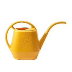 Bloem Aqua Rite Earthly Yellow 56 oz Plastic Watering Can