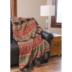 Carstens Inc 60 in. W X 54 in. L Multicolored Polyester Throw Blanket