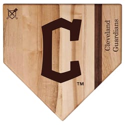 Baseball BBQ 12 in. L X 12 in. W X 6 in. Maple MLB Cleveland Guardians Cutting Board