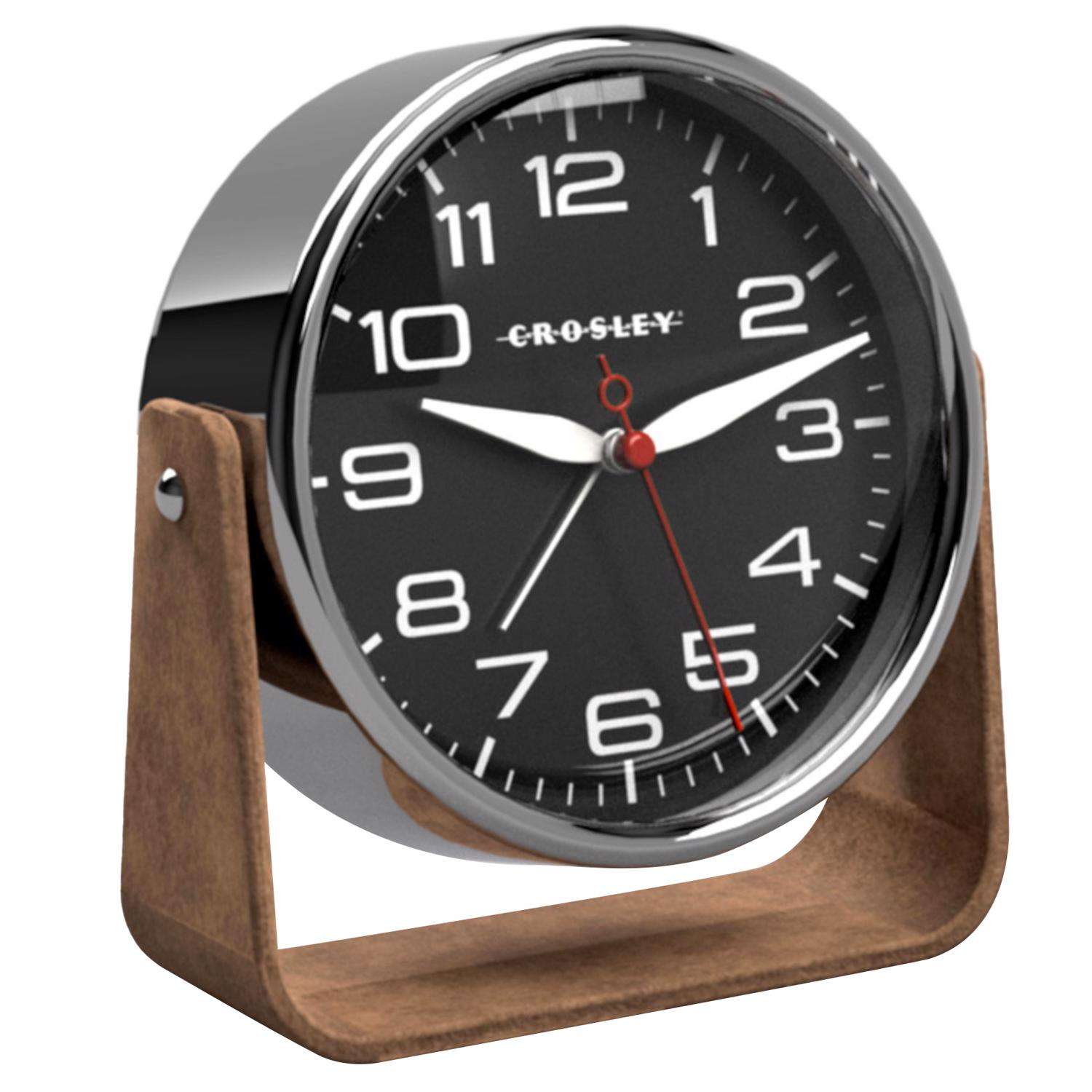 Westclox Crosley Black Alarm Clock Analog Battery Operated Ace Hardware