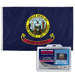 Valley Forge Idaho State Flag 36 in. H X 60 in. W