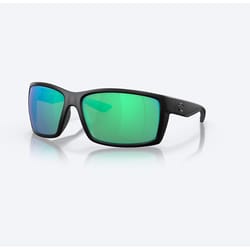 Costa Reefton Black Frame Green Lens Polarized Sunglasses