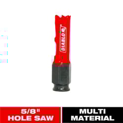 Diablo Snap-Lock Plus 5/8 in. Bi-Metal 1.65 in. L Hole Saw
