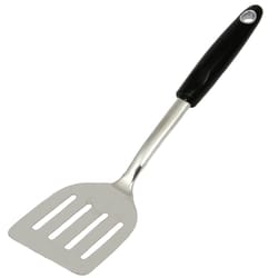 Chef Craft Black/Silver Stainless Steel Turner