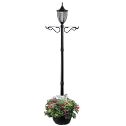 Sun-Ray Crestmont Gloss Solar Powered 1 W LED Lamp Post 1 each