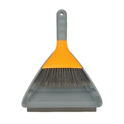 Casabella 9 in. W Soft Nylon Broom with Dustpan