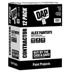 DAP Contractor 12 Pack Alex White Acrylic Latex Painter's Caulk 10.1 oz