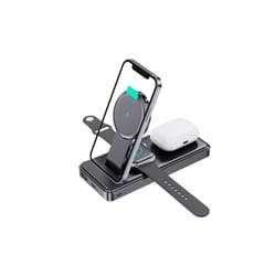 Fashionit Juicebar Sage Black Wireless Charger and Phone Holder For Apple iPhone