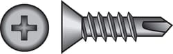HILLMAN No. 10 Ga. X 1-1/4 in. L Phillips Wafer Head Self-Drilling Screws 1 pk