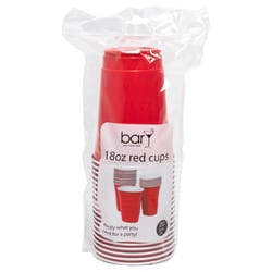 Blueoco BarY3 18 oz Red Plastic Cup