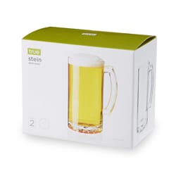 True 26 oz Clear Glass Beer Glass