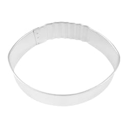 R&M International Corp International Corp 3 in. W X 4 in. L Football Cookie Cutter Silver 1 pc