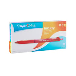 Paper Mate InkJoy Red Retractable Pen 12 pk