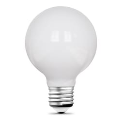 Feit G25 E26 (Medium) LED Bulb Adjustable White 60 Watt Equivalence 1 pk
