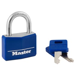 Master Lock 142DCM 1.5625 in. H X 1-9/16 in. W X 1-9/16 in. L Steel 4-Pin Cylinder Padlock
