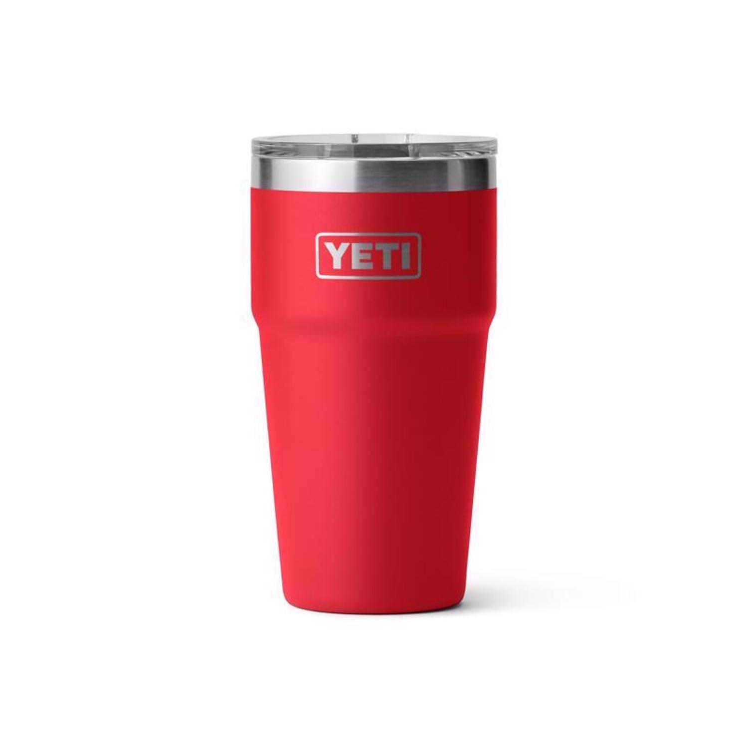 YETI Rambler 20 oz Rescue Red BPA Free Stackable Tumbler with MagSlider Lid