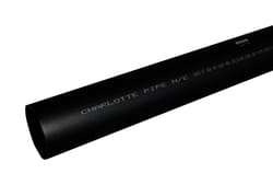 Charlotte Pipe 4 in. D X 5 ft. L ABS DWV Pipe