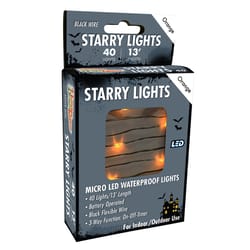 Holiday Bright Lights Orange 6 in. LED Holiday Lights