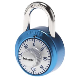 Master Lock 1-7/8 in. W Steel 3-Dial Combination Combination Padlock