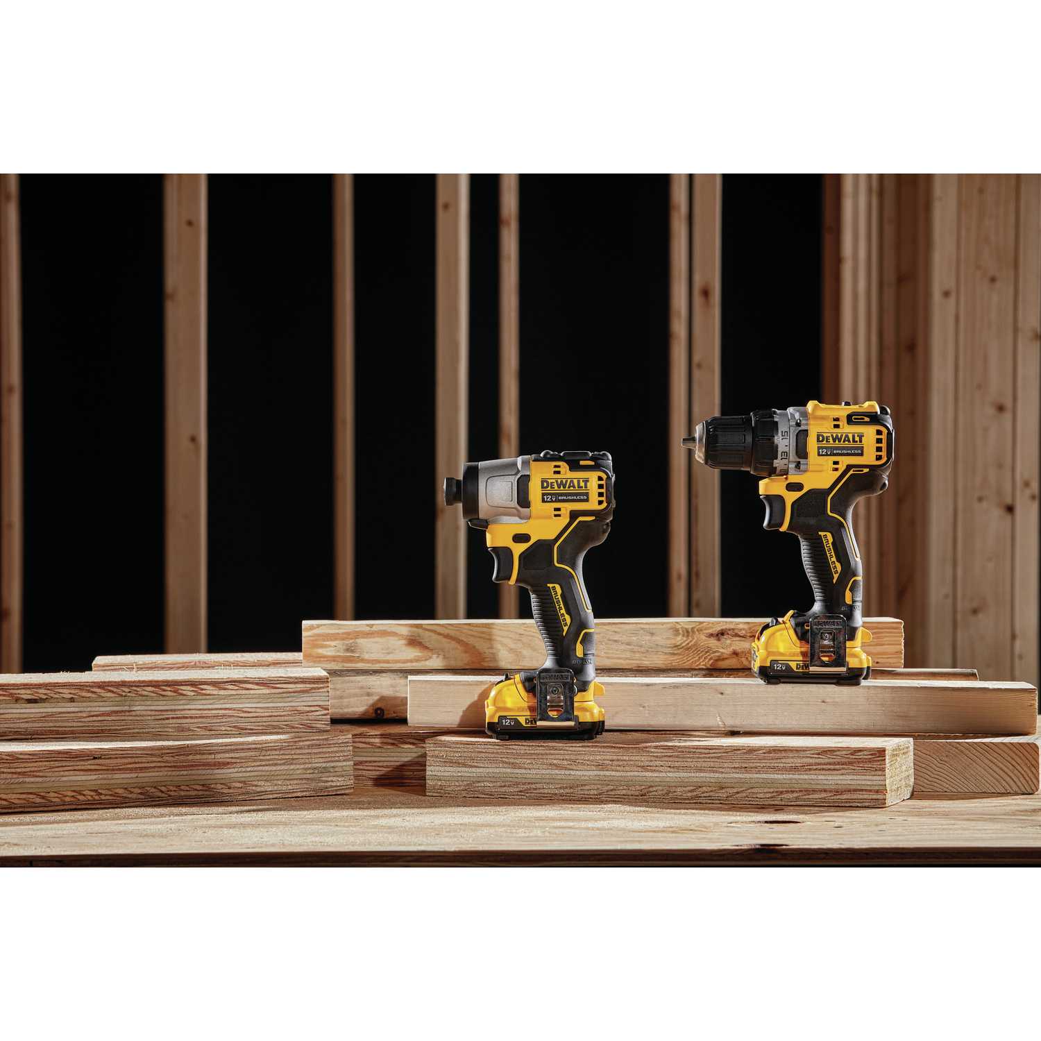 DeWalt XTREME 12V MAX Cordless Brushless 2 tool Compact Drill and