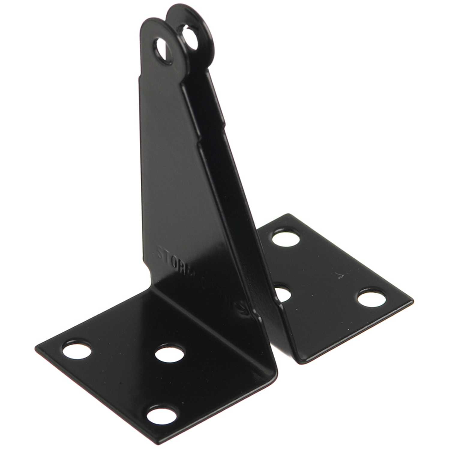 Ace Black Black Steel Jamb Bracket 1 pc. Ace Hardware