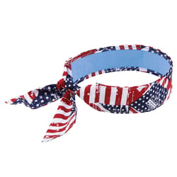 Ergodyne Chill-Its Stars & Stripes Bandana With Towel Multicolored One Size Fits Most