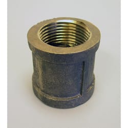 Campbell 1-1/2 in. FPT X 1-1/2 in. D FPT Red Brass Reducing Coupling